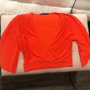 Orange Crop top